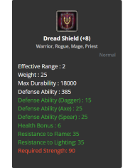 +8 Dread Shield