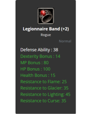 +2 Legionnaire Band