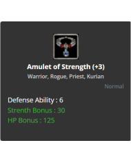 +3 Amulet of Str