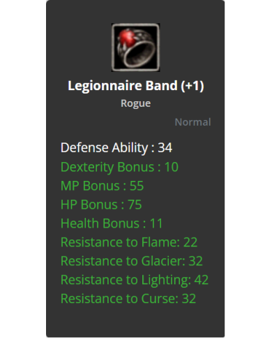 +1 Legionnaire Band