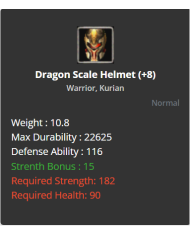 +8 Dragon Scale Helmet